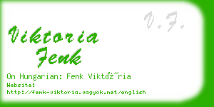 viktoria fenk business card